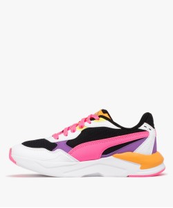 Baskets femme en mesh contrasté et à lacets style running - Puma